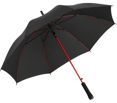 Produktbild von Fare - "Colourline" Stockschirm LT4571 (Einheitsgröße) (Schwarz/Rot)