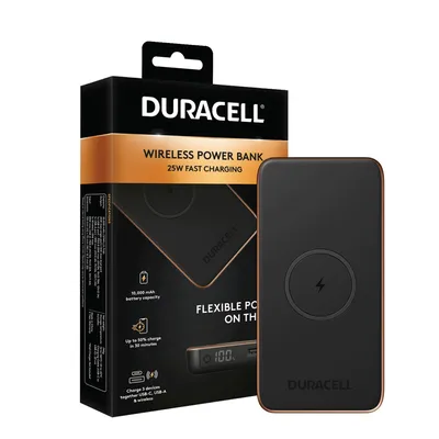Produktbild von Duracell DRPB3040A, 10000 mAh, 5 V, Schwarz