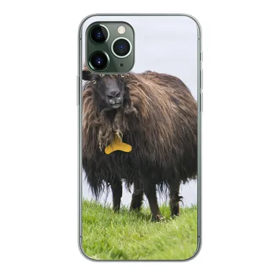 Produktbild von MuchoWow® Handyhülle Schutzhülle Hülle für iPhone 11 Pro Schafe - Braun - Meer Silikon Softcase Handy Hülle - Handy