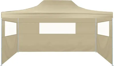 Immagine prodotto di Tenda Pieghevole con 3 Pareti 3x4,5 m Crema