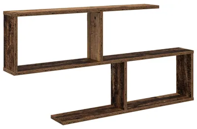 Produktbild von vidaXL Wandregal Altholz 100 x 12 x 50,5 cm Holzwerkstoff
