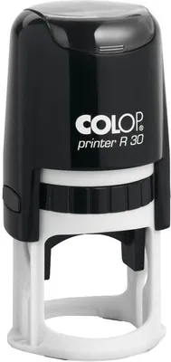 Obrázok produktu pre Colop Printer R 30, Samonamáčacie, Plast, 30 x 30 mm, Čierna, Biela, Plast, 1 kusov