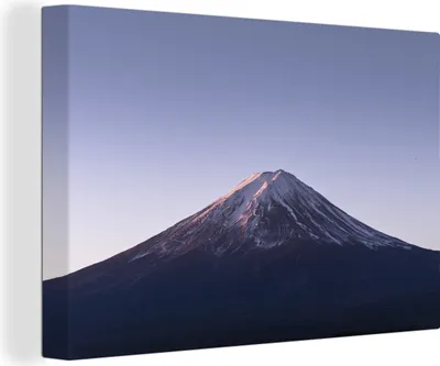 Produktbild von OneMillionCanvasses® - Leinwandbilder - 140x90 cm, Blick auf den Berg Fuji, Wandbilder Kunstdruck Wanddekoration - Foto auf Leinwand - Gemälde auf Holzrahmen