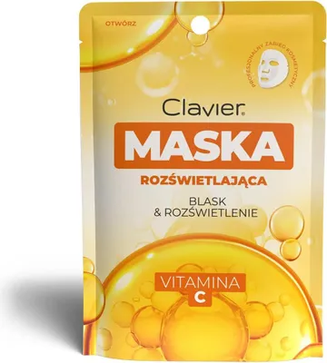 Immagine prodotto di CLAVIER Maschera viso schiarente – Vitamina C