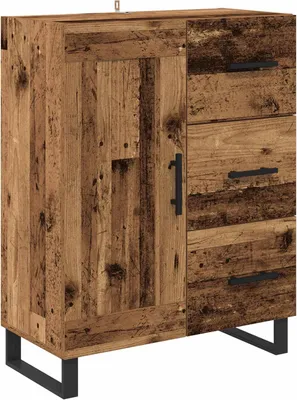 Obrázek produktu pro Servírovací skříň se zásuvkou Staré dřevo 69,5 x 34 x 90 cm