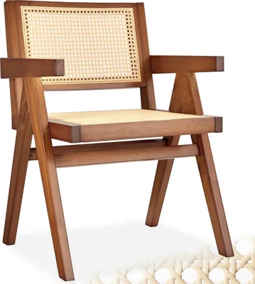 Produktbild von tectake® Armlehnstuhl Lissy Boho-Stil 59 x 56,5 x 82,5 cm, Belastbarkeit 120 kg