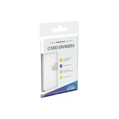 Produktbild von ULTIMATE GUARD Card Dividers, Transparent, 10 Stück(e)