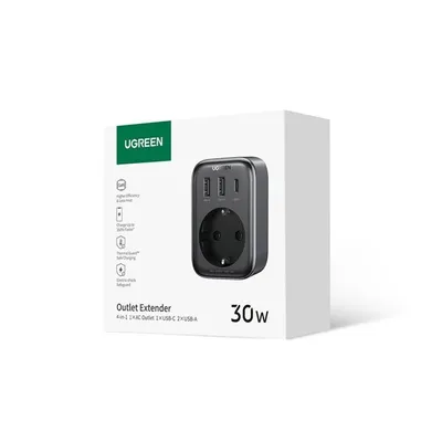 Zdjęcie produktu dla Ugreen 90613, Wewnętrzna, Prąd przemienny, Czarny