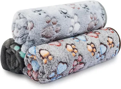 Produktbild von Tierdecke für Hunde und Katzen, Waschbares Flanell, 75 x 100 cm, Langlebig und Weich, für Kleine Hunde