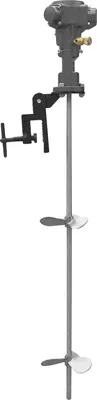 Obrázek produktu pro Pneumatický mixér, objem 190 litrů, rozsah otáček 50-2000 ot/min, stříbrný