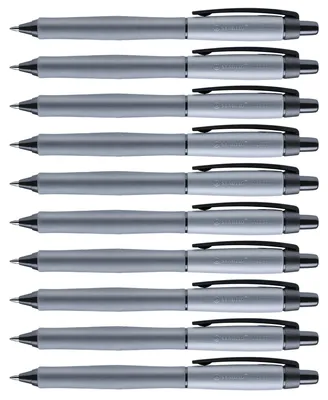 Produktbild von STABILO Tintenroller mit Druckmechanik - PALETTE - Strichbreite F (0, 4 mm) - 10er Pac…