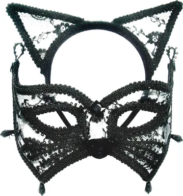 Image de Bristol Novelty Masque pour chat BN1195 (taille unique) (Noir)