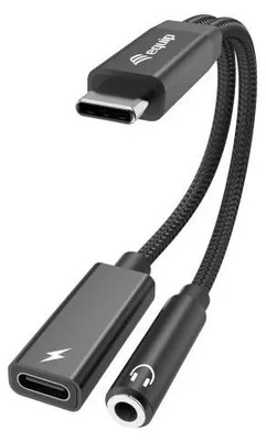 Immagine prodotto di Equip 133470 USB-C USB-C / 3.5mm Audio Nero