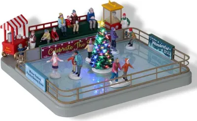 Produktbild von LEMAX Weihnachtsfigur Vail Village Outdoor-Eislaufbahn mit 4,5-V-Adapter