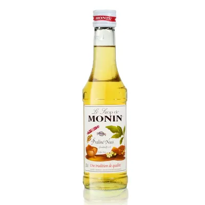 Produktbild von Monin Praline Nuss Sirup, 250 ml Flasche