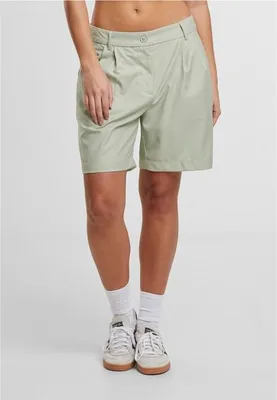 Obrázok produktu pre Dámské kraťasy Urban Classics Ladies Pleated Bermuda Shorts softsalvia - 28