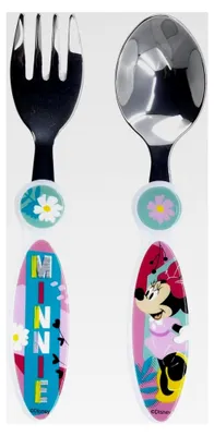 Produktbild von KINDERBESTECK AUS METALL, 2 TEILE | MINNIE MOUSE, Silber