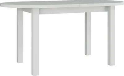 Obrázek produktu pro Rozkládací jídelní stůl 160x80 cm BANGS 1 - bílý