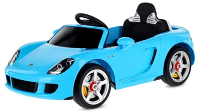 Produktbild von Elektro Kinderfahrzeug Porsche Carrera GT Kinderauto Elektroauto Akku MP3 Fernbedienung blau Sun Baby