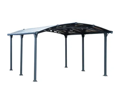 Image de Gazebo de jardin 502x359cm gris anthracite - Palram - 705533 - tucson