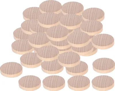 Produktbild von Blanko-Holzscheiben, 3 Cm, Zubeh?r, Dekoration, 4 Cm, Holzsp?ne, Qualit?t, 100 Stck, Kunsthandwerk, Holzornament, Unbehandeltes Holz (5cm)