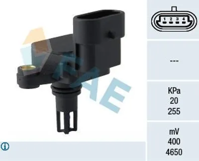 Produktbild von FAE 15110 Ladedrucksensor für OPEL INSIGNIA Caravan Saugrohr