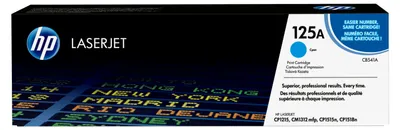 Zdjęcie produktu dla HP 125A oryginalny wkład z błękitnym tonerem LaserJet, 1400 stron(y), Cyjan, 1 szt.