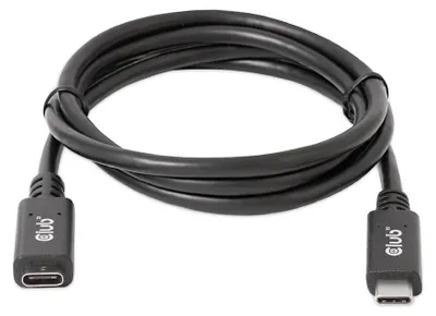 Produktbild von Club3D Kabel USB 3.2 Typ C 1m Verlängerung 5Gbps St/Bu