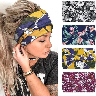 Produktbild von Famanu Haarband Boho - Elastisch - 4 Stück