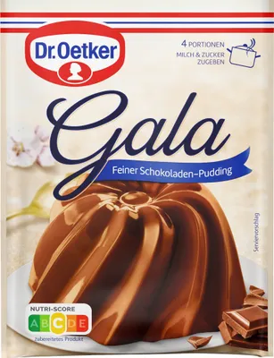 Dr. Oetker Gala Puddingpulver Schokoladengeschmack 2er Packung 100g