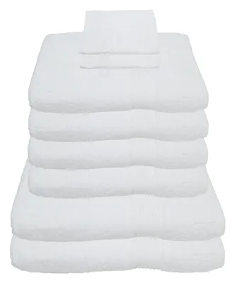Produktbild von Julie Julsen Handtuch Set Weiss,Set:8 tlg. 2 Bade- 4 Handtücher + gratis 2 Waschhand..