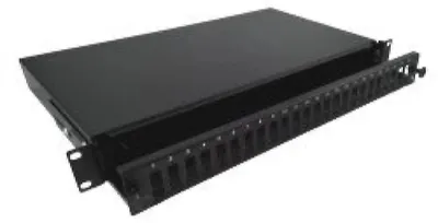 Produktbild von Alantec FOP-1U-24SCD-C, Rackeinbau, 1U, Schwarz, Metall, 435 mm, 245 mm