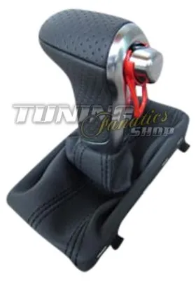 Produktbild von Original Audi Q7 V12 Leder Schaltknauf Knauf Alu Lochleder ECHTLEDER für Q7 4L