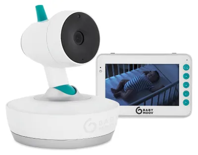Productafbeelding van Babymoov Babyfoon YOO-Moov met 360° camera, afstandsbediening en 4,3" scherm