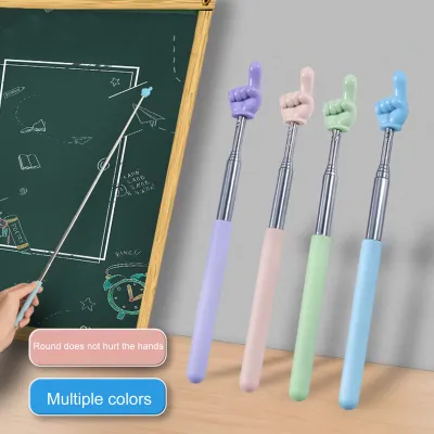 Produktbild von Teleskop-Lehrerzeiger, tragbarer Mini-Anti-Rutsch-Fingerform, multifunktionaler Handheld-Tafel-Presenter-Stick, Schulunterrichtsbedarf