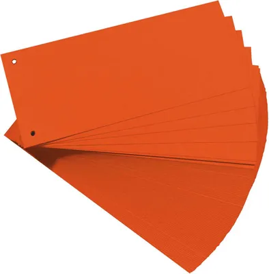 Produktbild von Herlitz Trennstreifen  orange 100er