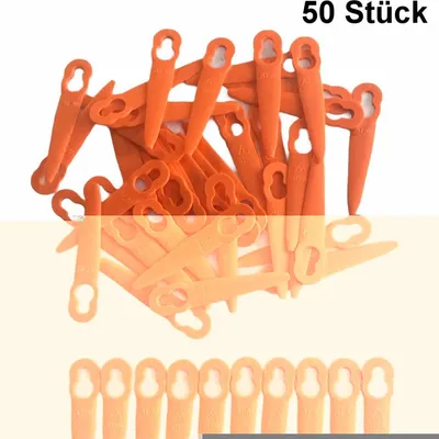 Produktbild von 50 Stück Kunststoffmesser Kompatibel für Stihl PolyCut 2-2 und PolyCut 3-2