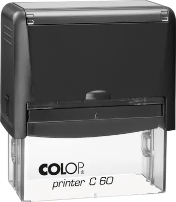 Zdjęcie produktu dla COLOP 165383 Pieczątka tekstowa COLOP Drukarka C60, 8 linii, czarna