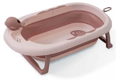 Image de Interbaby Baignoire Pliable avec Godet - Rose