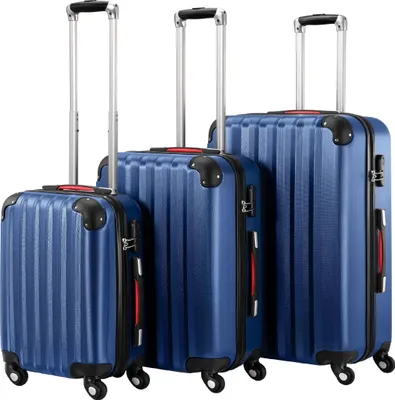 Obrázek produktu pro Sada kufrů na kolečkách MADERA navy blue 3v1