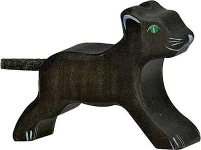 Produktbild von HOLZTIGER Panther aus Holz - klein