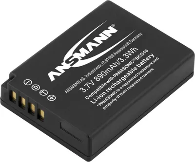 Immagine prodotto di Ansmann A-Pan BCG 10E, 900 mAh, ioni di litio (Li-Ion), 3,7 V