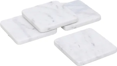 Produktbild von Marble Mates Untersetzer, weiß