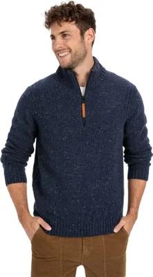 Produktbild von Camel Active Pullover dunkelblau Halbzipper gestrickt weite Passform