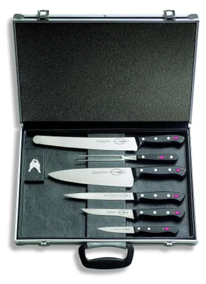 Immagine prodotto di F. DICK Messer-Set Superior 7-teilig mit Magnetkoffer Kochmesser Fleischgabel