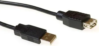 Zdjęcie produktu dla ACT USB 2.0 extensioncable USB A male - USB A female 3 m, 3 m, USB A, USB A, Męska/Żeńska, Czarny