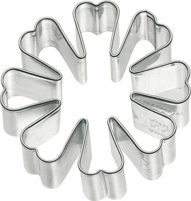 Immagine prodotto di Birkmann Ausstechform Feuerstern, Ausstecher, Plätzchenform, Keks, Plätzchen, Edelstahl, 5.5 cm, 192980