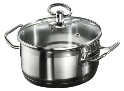 Produktbild von Karcher Topfset Jasmin (Edelstahl, 20-teilig, inkl. Glasdeckel und Edelstahl Schüssel Set, Induktion)