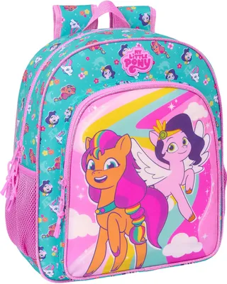 Immagine prodotto di Zaino scuola My Little Pony Magic Pink turchese 32 x 38 x 12 cm