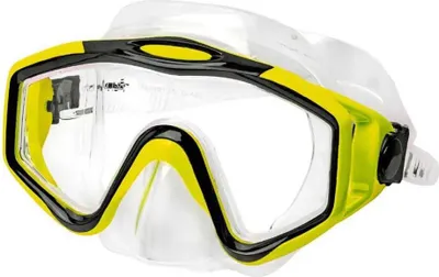 Image de Abysstar Leuca Masque de plongée Jaune Hommes,Femmes Jaune One Size
